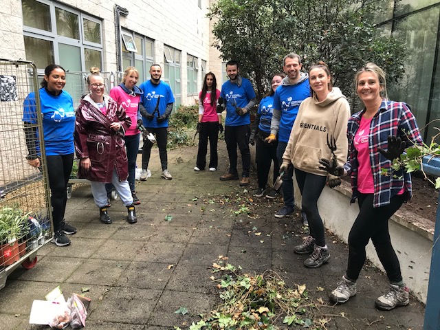 Digging in the Rain! Coventry Building Society’s Transformation of Hospital Faith Garden