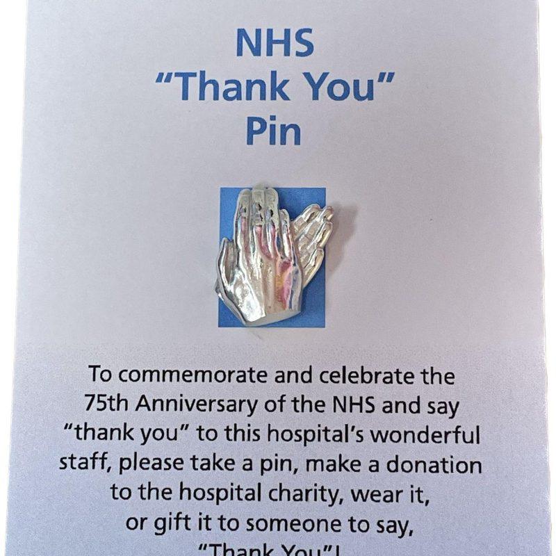 NHS 'Thank You' Pin Badge
