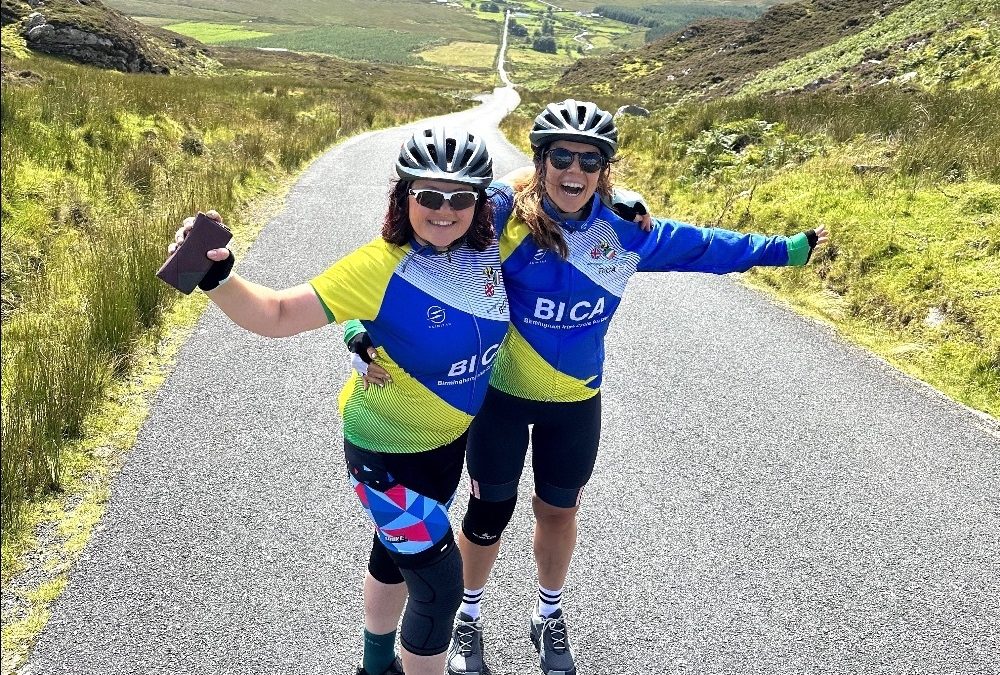 Charity Duo cycle almost 1,000 km to raise funds for a new Maternity Bereavement Suite