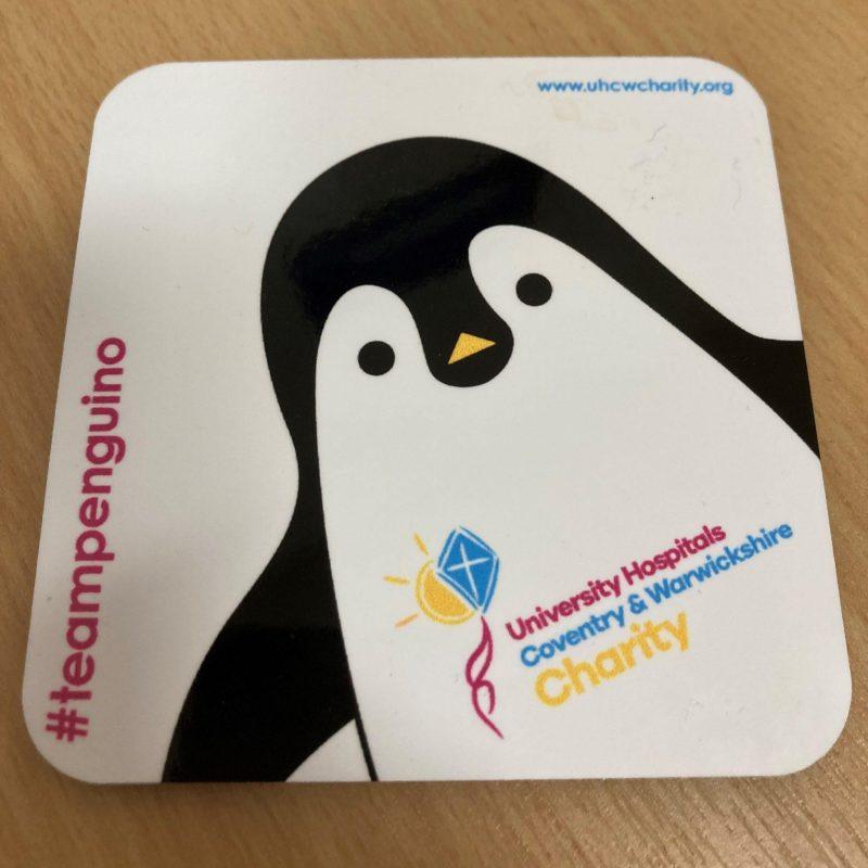 UHCW Charity Penguino Coaster